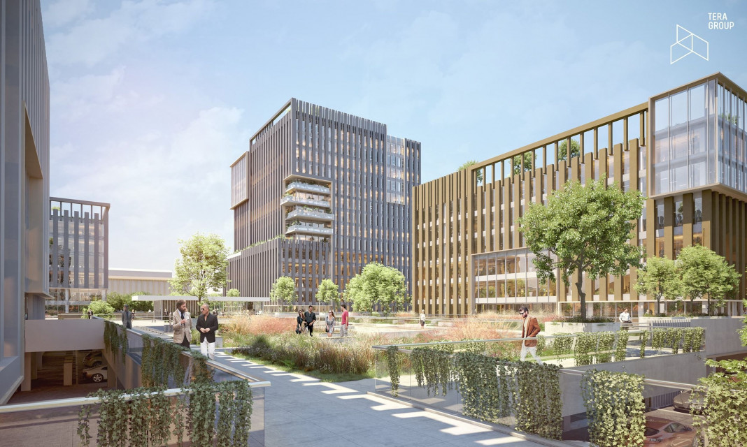 Grupa MAC zamierza wybudować nowoczesny kompleks biurowy przy ul. Zagnańskiej. W pobliżu powstanie także centrum naukowo-badawcze. Za projekt odpowiada pracownia Tera Group fot. Tera Group Takiej inwestycji jeszcze w Kielcach nie było! Powstanie nowoczesny kompleks biurowy oparty na "smart cities"