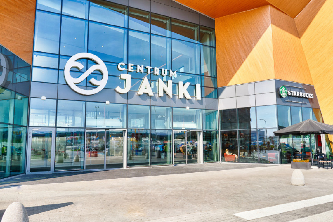 fot. mat. pras. Centrum Janki po modernizacji i zmianie identyfikacji wizualnej