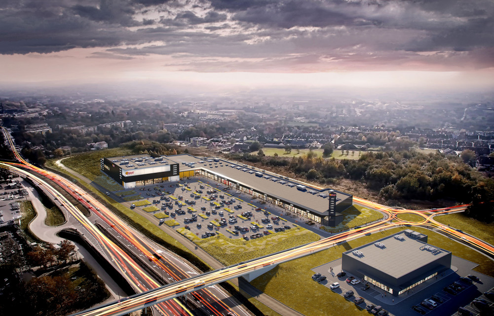 Atut Wieliczka, inwestor: KG Group fot. mat. inwestora TOP 17: Oto najciekawsze centra handlowe powstające w Polsce. W których miastach się pojawią? Kto je projektuje?
