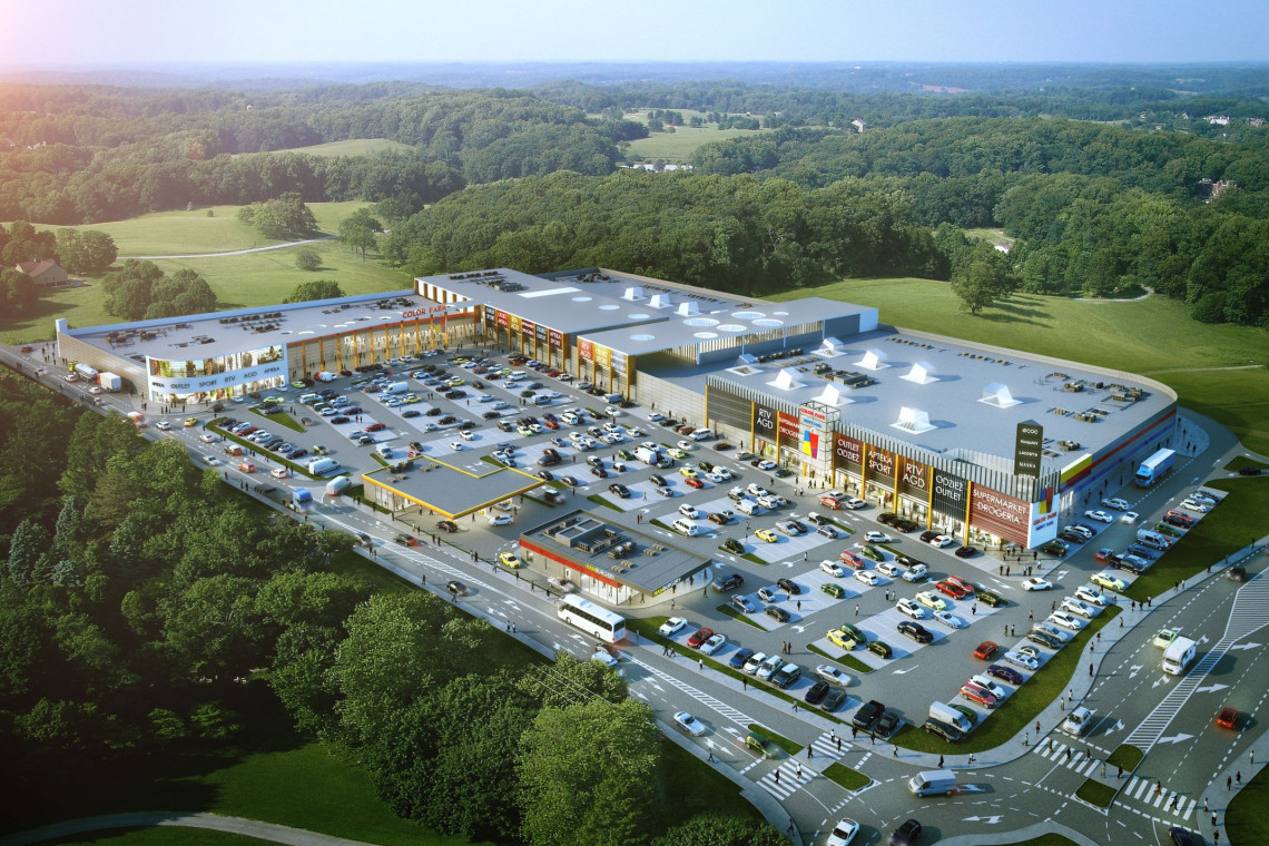 fot. mat. prasowe Co słychać na budowie Color Park w Nowym Targu? To największe centrum handlowe na Podhalu