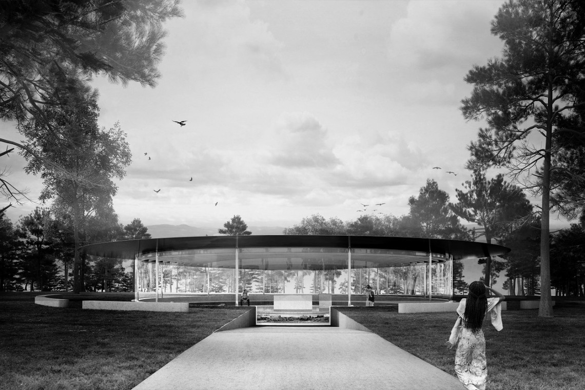 fot. mat. architektów Pracownia Gierbienis + Poklewski z międzynarodowym wyróżnieniem. Oto projekt kaplicy w duchu biofilii