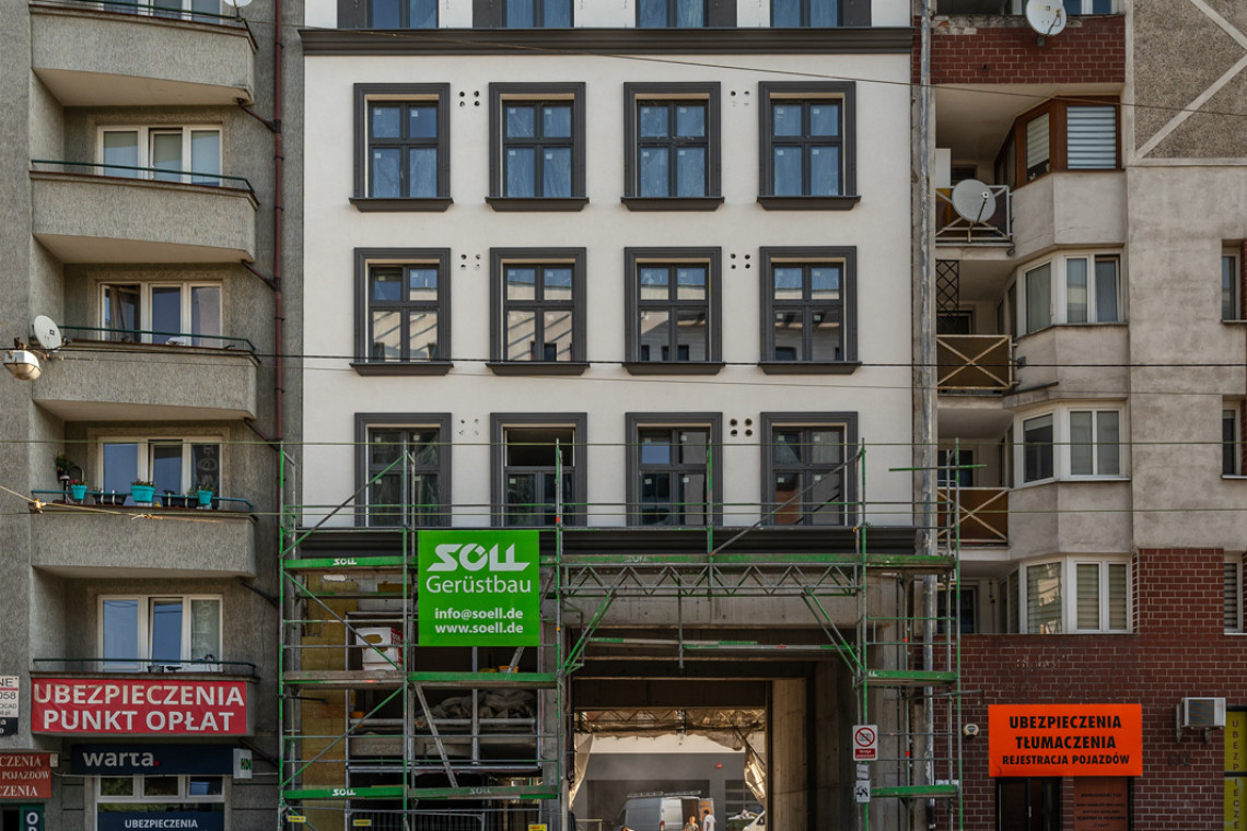 Kamienica Pod Pelikanem fot. mat. prasowe Kamienica Pod Pelikanem uzupełniła pierzeję ul. Kościuszki we Wrocławiu