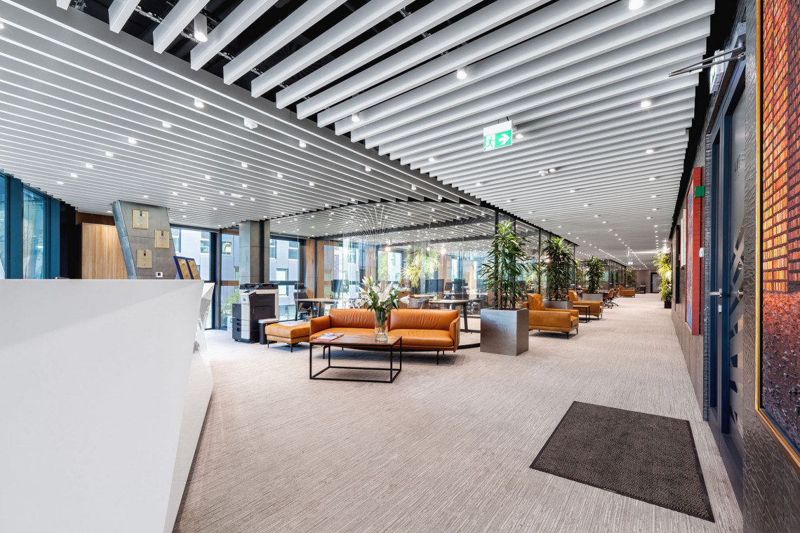 Nowa siedziba Cavatina Holding fot. mat. inwestora Design wart docenienia. Biuro Cavatina Holding nominowane do Prime Property Prize 2019