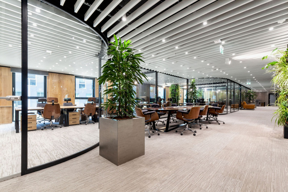 Nowa siedziba Cavatina Holding fot. mat. inwestora Design wart docenienia. Biuro Cavatina Holding nominowane do Prime Property Prize 2019