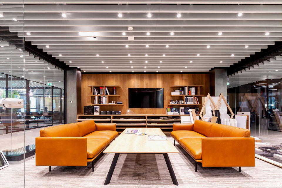 Nowa siedziba Cavatina Holding fot. mat. inwestora Design wart docenienia. Biuro Cavatina Holding nominowane do Prime Property Prize 2019