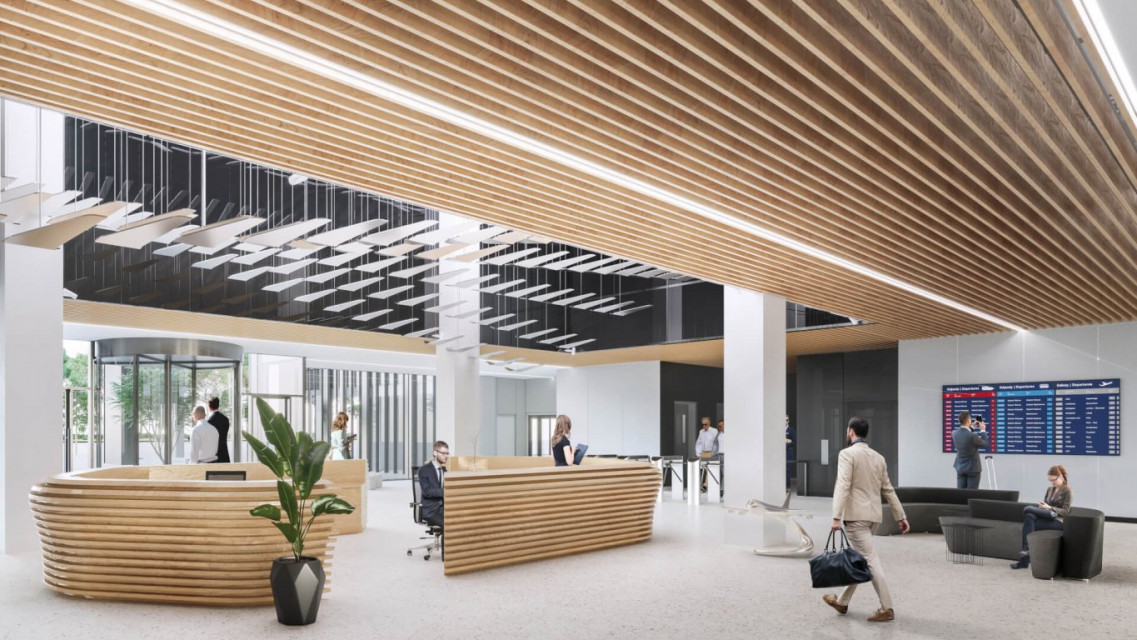 fot. mat. Port Lotniczy Gdańsk PIG Architekci dla Port Lotniczy Gdańsk. Żadne lotnisko w Polsce nie podjęło się takiego projektu