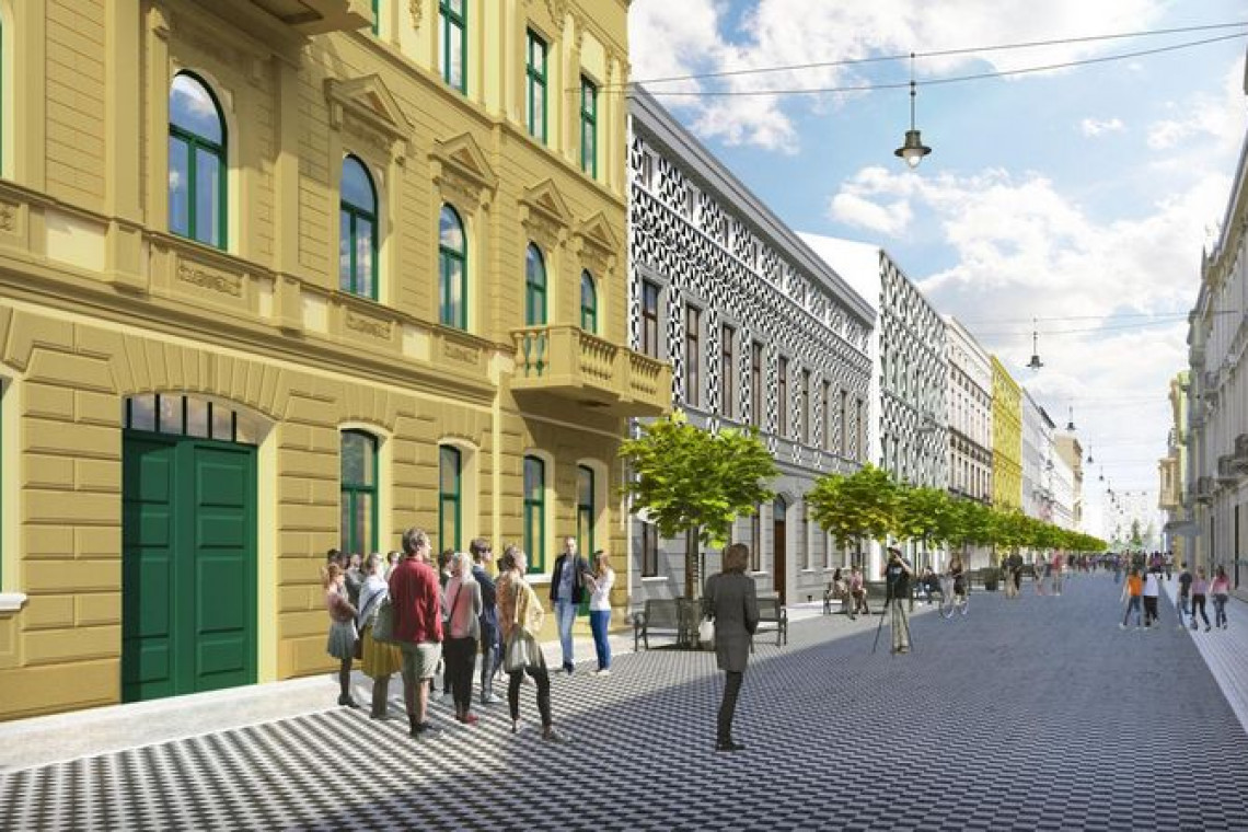 fot. UMŁ Włókiennicza w Łodzi zmieni się nie do poznania. W planach m.in. woonerf