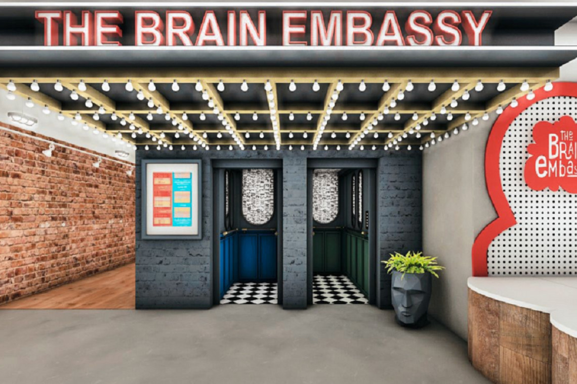 fot. mat. pras. Brain Embassy atakuje centrum stolicy. Oto przestrzeń szkicu pracowni Archicon i mode:lina inspirowana kinem i teatrem