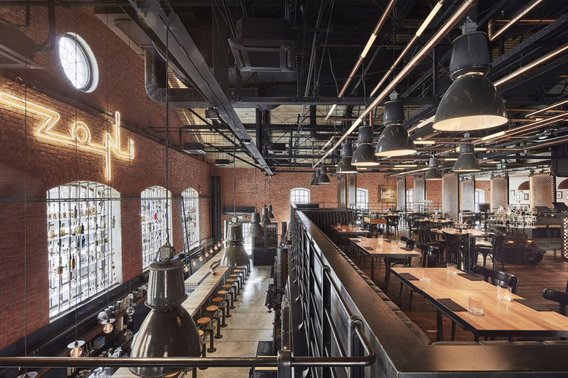 fot. mat. architekta Warszawska restauracja autorstwa Nizio Design International doceniona na świecie!