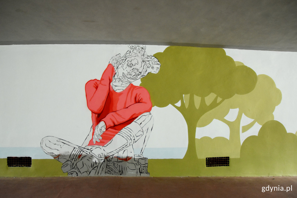 fot. UM Gdynia / K.Złoch Mural, który łączy