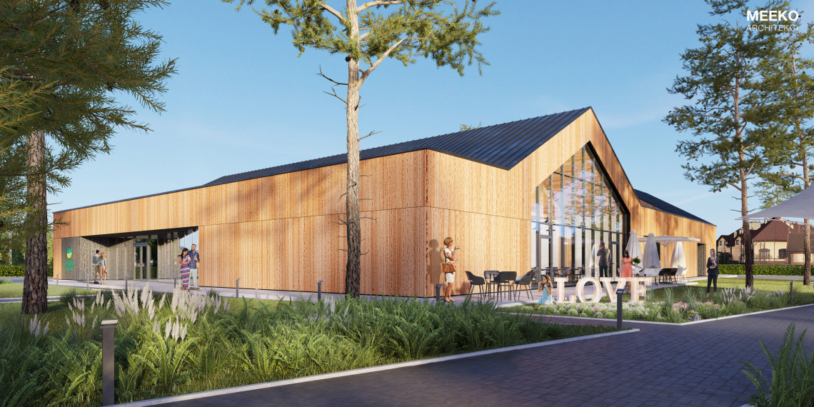 fot. MEEKO Architekci Czas kiczowatych sal weselnych mija. Projekt Lubaszka spod kreski MEEKO Architekci jest tego potwierdzeniem