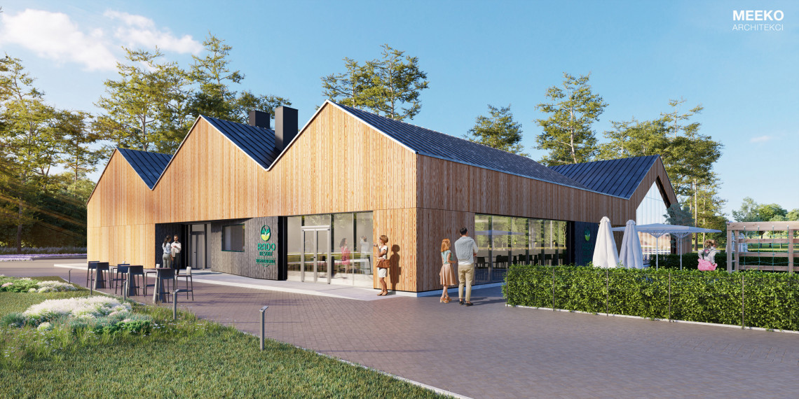 fot. MEEKO Architekci Czas kiczowatych sal weselnych mija. Projekt Lubaszka spod kreski MEEKO Architekci jest tego potwierdzeniem