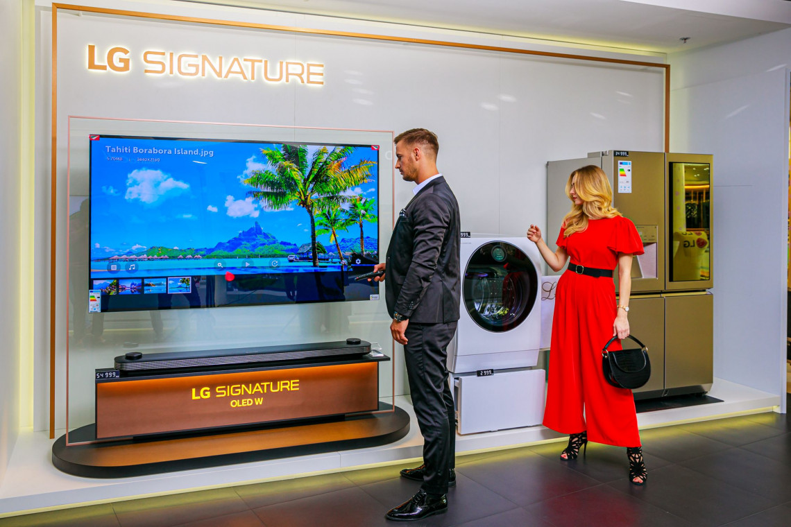 fot. mat. prasowe LG LG otworzył Brand Store w Warszawie. Pierwszy taki salon w Europie!