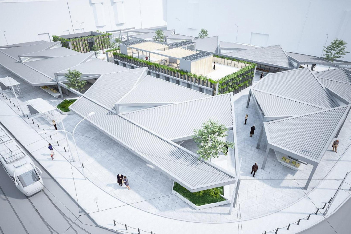 Za koncepcje modernizacji Rynku Jeżyckiego odpowiada pracownia architektoniczna Decone, fot. materiały prasowe Architekci z Decone przedstawili koncepcje na Rynek Jeżycki w Poznaniu
