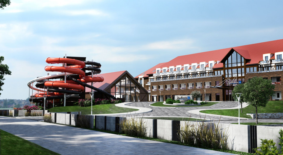 Nowy hotel Radisson Blu Resort w Ostródzie. Będzie miał własną przystań i park wodny