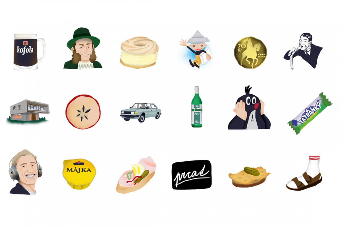 Czemoji, fot. Soňa Juríková, www.sonajurikova.com Krecik, Beherovka a może Kofola? Poznaj zupełnie nowe emotikonki z myślą o typowym Czechu