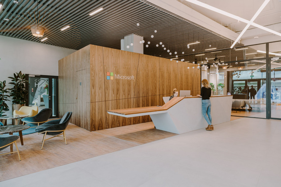Kategoria „Najlepsze Biuro w Branży Technologicznej” – Microsoft 18 polskich biur, w których aż chce się pracować!