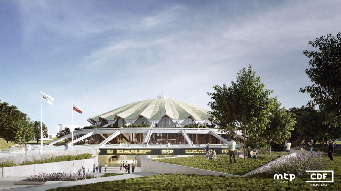 fot. www.poznan.pl Tak będzie wyglądać poznańska hala Arena. Projekt CDF Architekci robi wrażenie