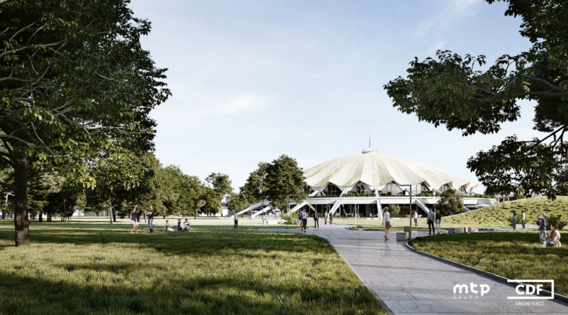 fot. www.poznan.pl Tak będzie wyglądać poznańska hala Arena. Projekt CDF Architekci robi wrażenie