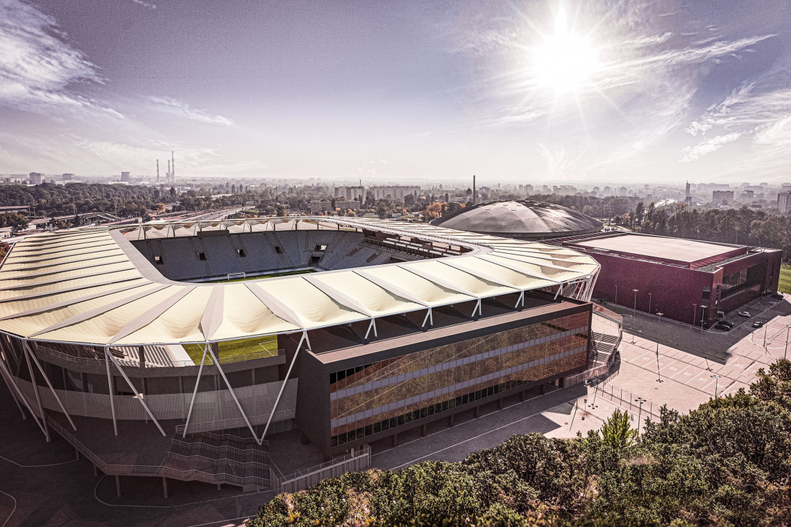 fot. mat. pras. Tak będzie wyglądał stadion ŁKS Łódź