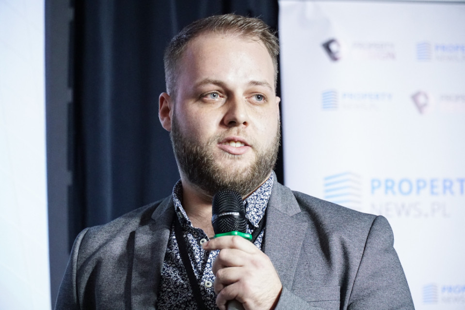 Bartosz Przesłański, dyrektor strategiczny, Biznes Zone Poland Property Forum Kraków w obiektywie. Tak było podczas "Work & Leisure Talks" i "Quick Stories"