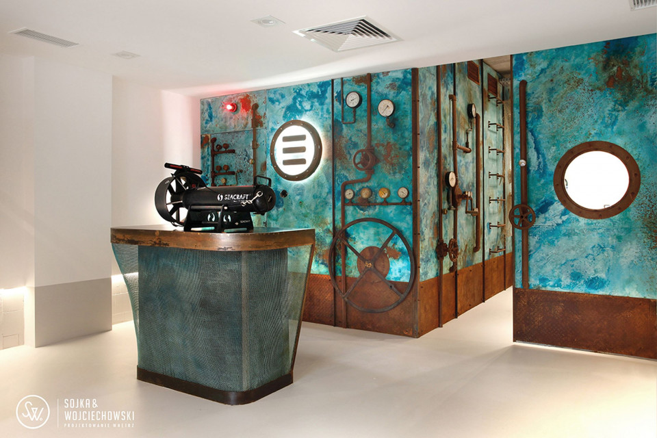 fot. Sojka&Wojciechowski Showroom dla miłośników nurkowania. To najnowszy projekt Sojka&Wojciechowski