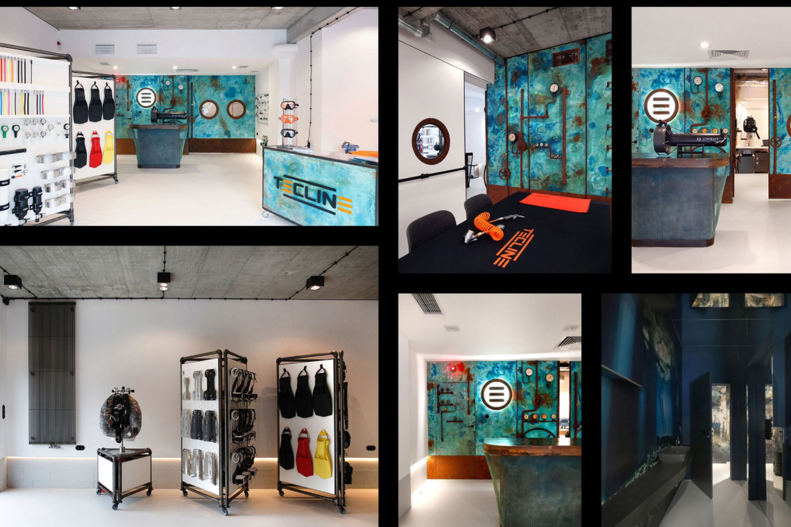 fot. Sojka&Wojciechowski Showroom dla miłośników nurkowania. To najnowszy projekt Sojka&Wojciechowski