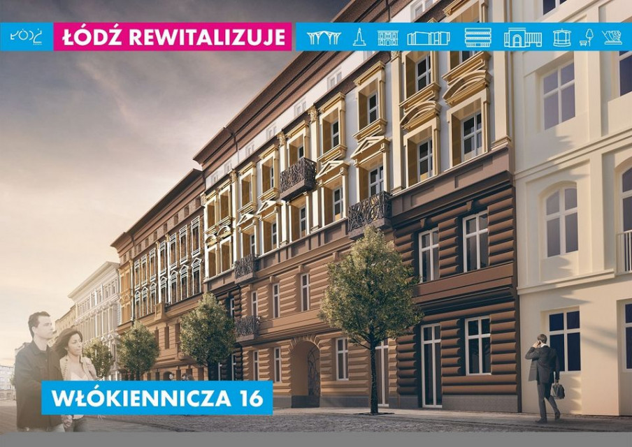 fot. UM Łódź Nad wyglądem fasad pracowali wykładowcy ASP i konserwatorzy. Oto nowa odsłona Włókienniczej w Łodzi