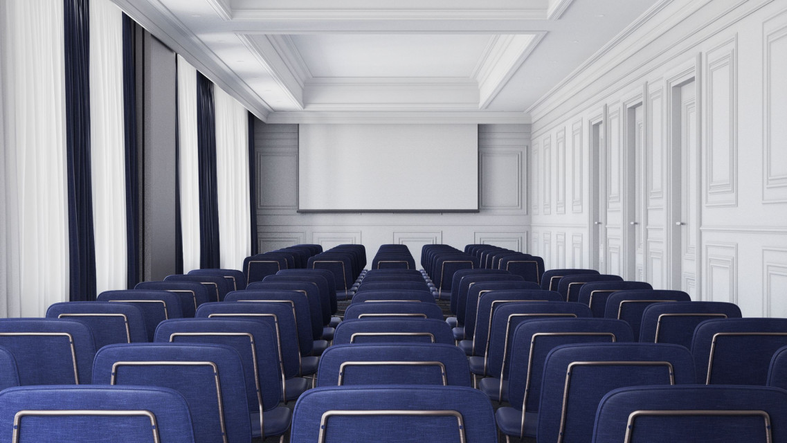 Nosalowy Park - sala konferencyjna.fot. mat. prasowe Wojciech Modest Amaro, Grupa Nosalowy i pracownia Ideograf. Tworzą restaurację jakiej jeszcze nie było w Polsce!