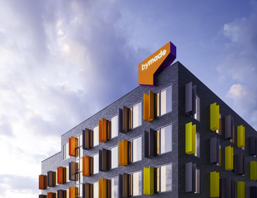 Aparthotel przy ul. Legnickiej we Wrocławiu. Proj. AP Szczepaniak. Fot. By Made We Wrocławiu stanie nowy aparthotel. W grudniu rusza budowa