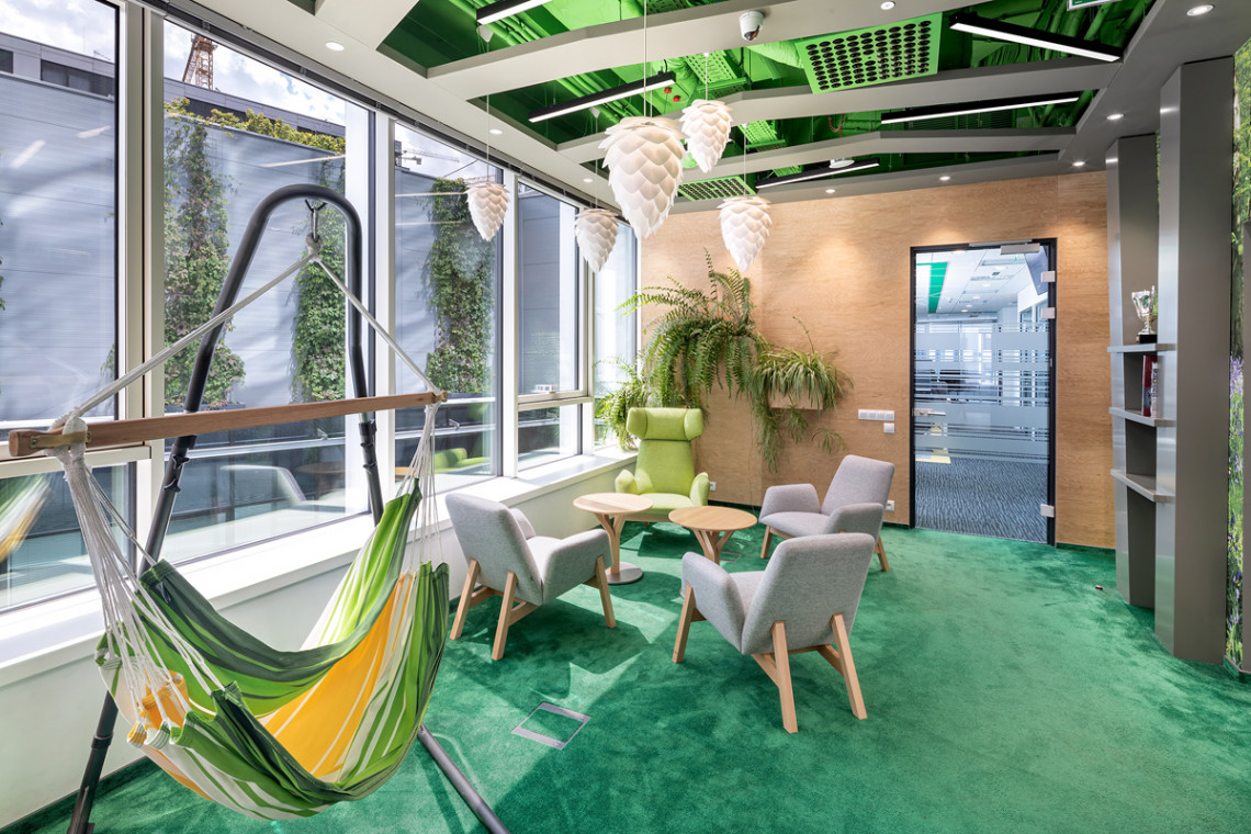 Rozbudowa siedziby BNP Paribas Securities Services w budynku Wronia 31 to najnowsza realizacja Massive Design. Fot. Szymon Polanski Massive Design: Ślepe podążanie za trendami to droga na skróty