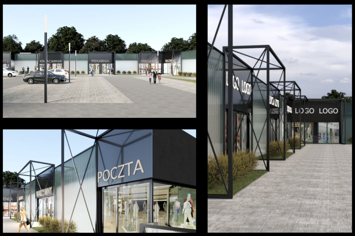 fot. mat. DNA architekci Oto najnowszy projekt DNA architekci w Zabrzu. Architekci w ciekawy sposób połączyli usługi z mieszkaniami