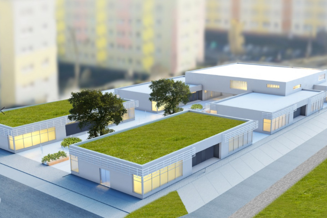 Nowa odsłona pawilonów fot. UM Poznań Pawilony na poznańskim Świcie w rozbiórce