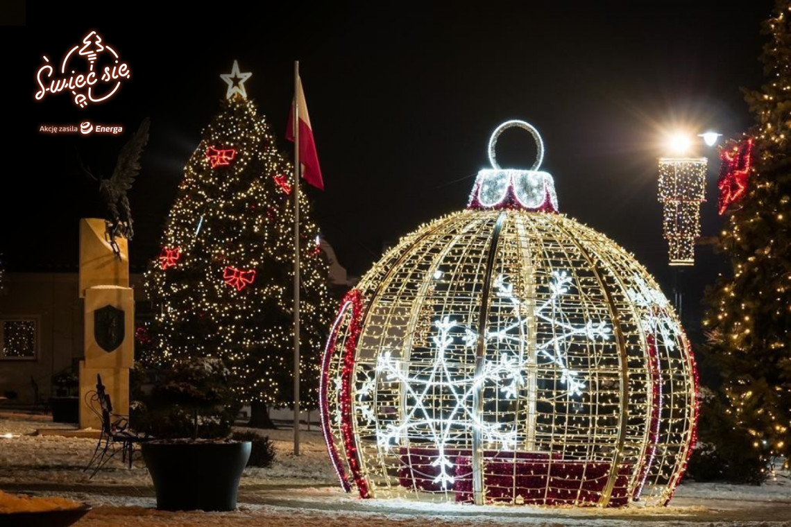 X Edycja Plebiscytu Miast - 1 miejsce, Sędziszów Małopolski. Fot. Materiały prasowe Świąteczne iluminacje z różnych miast Polski będą rywalizować o miano najpiękniejszej