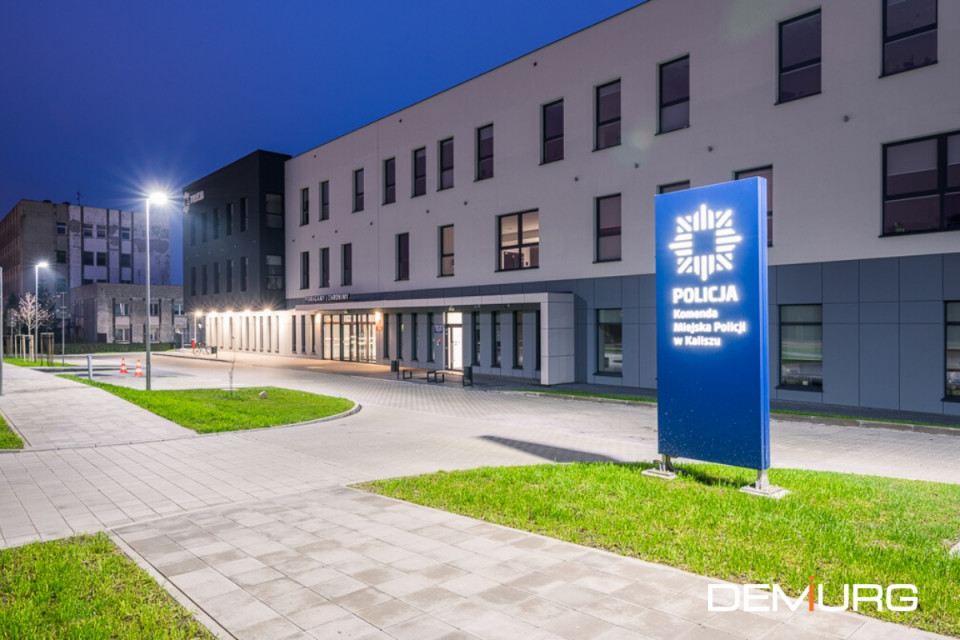 Komenda w Kaliszu fot. mat. Demiurg Poznańska spółka Demiurg zaprojektowała najnowocześniejszą i największą Komendę Policji w Polsce