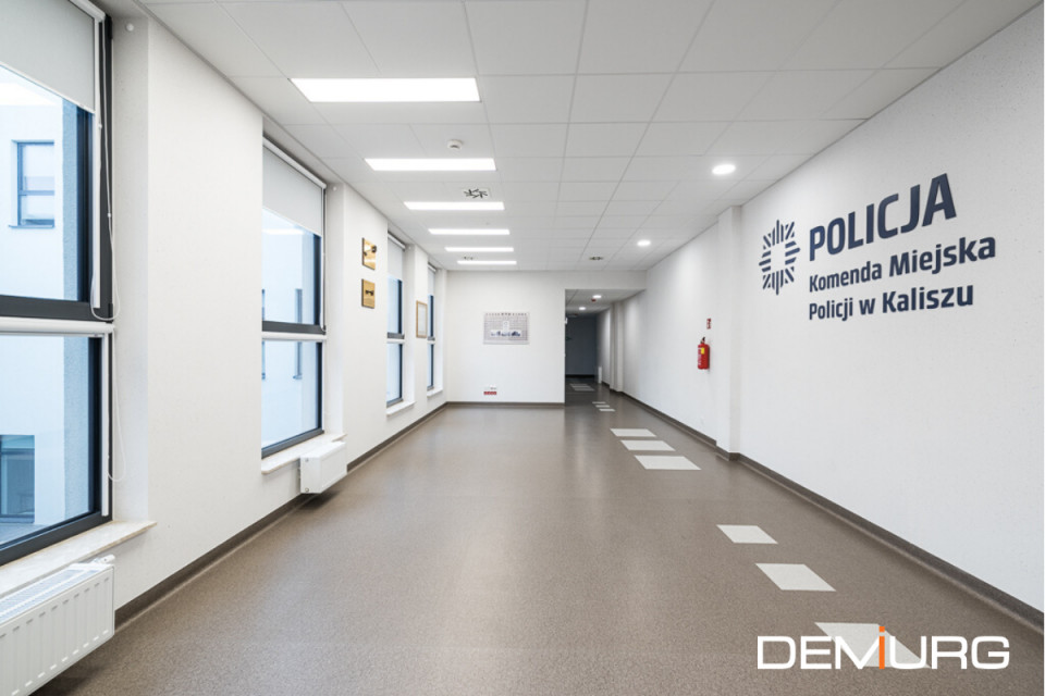 Komenda w Kaliszu fot. mat. Demiurg Poznańska spółka Demiurg zaprojektowała najnowocześniejszą i największą Komendę Policji w Polsce