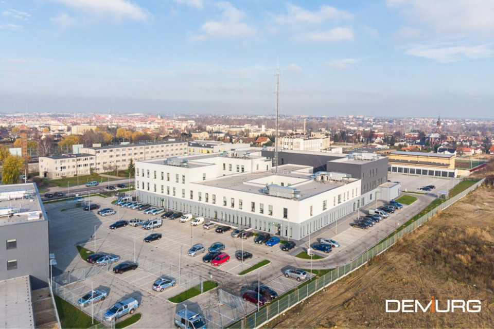Komenda w Kaliszu fot. mat. Demiurg Poznańska spółka Demiurg zaprojektowała najnowocześniejszą i największą Komendę Policji w Polsce