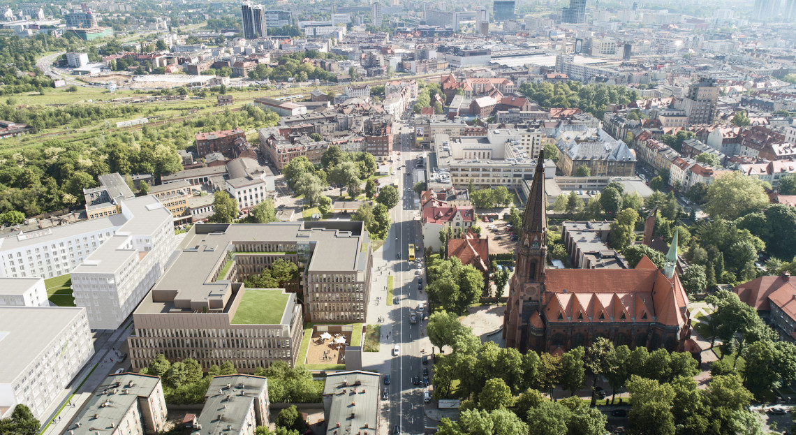 fot. mat. prasowe Moderna przywraca Katowicom ducha modernizmu. To najnowszy projekt JEMS Architekci dla GTC