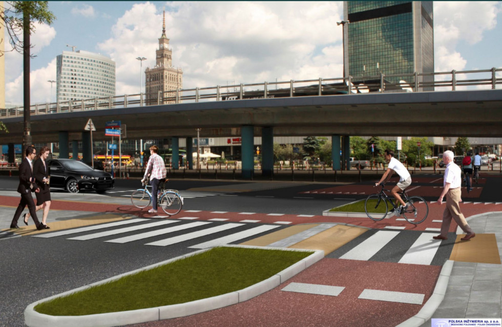 Modernizacja Ronda 40-latka fot. UM Warszawa Atrakcyjne, przyjazne, zielone i tętniące życiem. Władze Warszawy zapowiadają kluczowe zmiany w centrum stolicy!