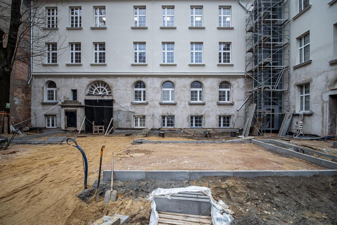 fot. UM Łódź Na finiszu remont generalny zabytkowej szkoły w Łodzi