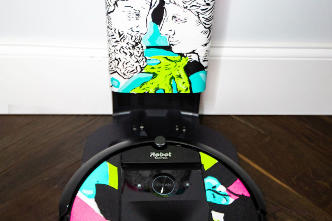 iRobot Roomba limitowana edycja z grafikami Mateusza Sudy. Fot. Mat. prasowe Twórcy odkurzacza Roomba pracują nad nowym robotem