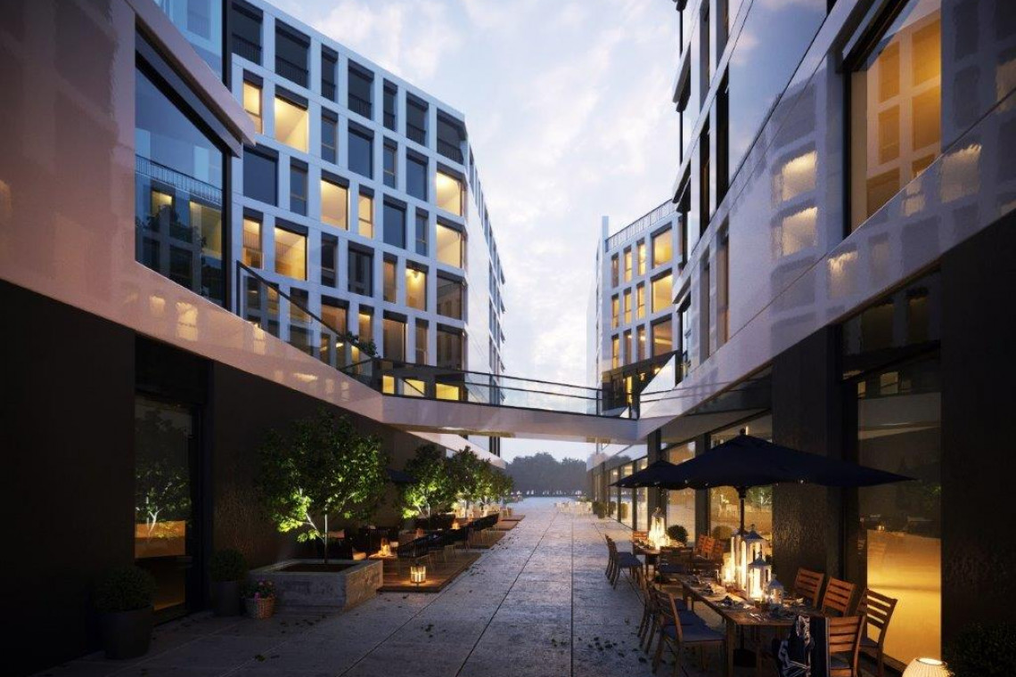 Proj. TechnoArch. Fot. Materiały Żoliborz Business Concept Nowy mixed-use na Żoliborzu spod kreski opolskiej pracowni TechnoArch