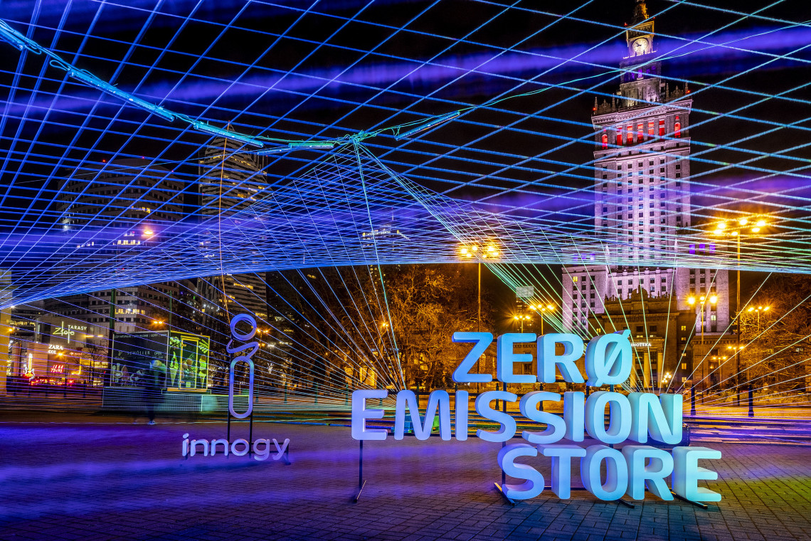 Zero Emission Store fot. mat. innogy Oto pierwszy w Polsce Zero Emission Store