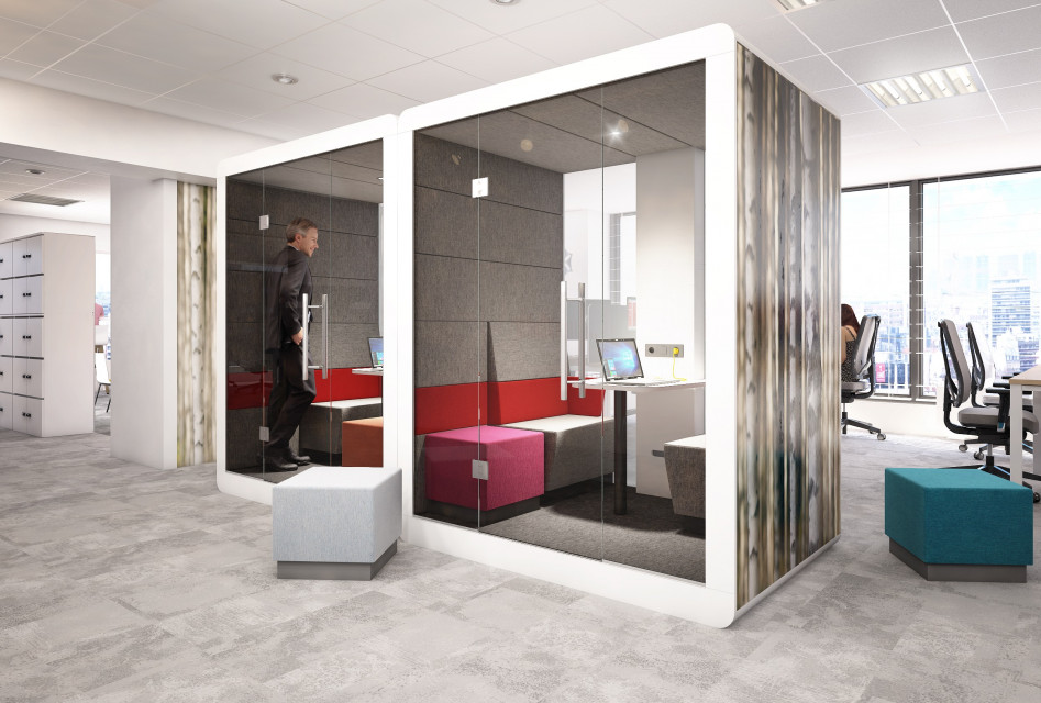 Hush Closed (Mikomax Smart Office) stanowi odpowiedź na potrzebę kreacji wielofunkcyjnych rozwiązań biurowych. Fot. Mikomax Smart Office Wyzwanie: open space, czyli jak zaaranżować przestrzeń otwartego biura?
