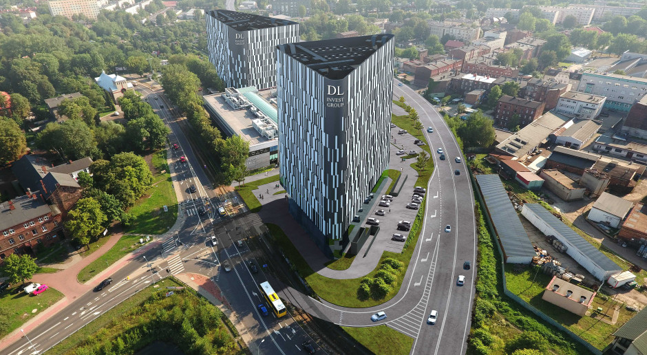 W centrum Katowic rośnie nowy wieżowiec. Ruszyły prace budowlane