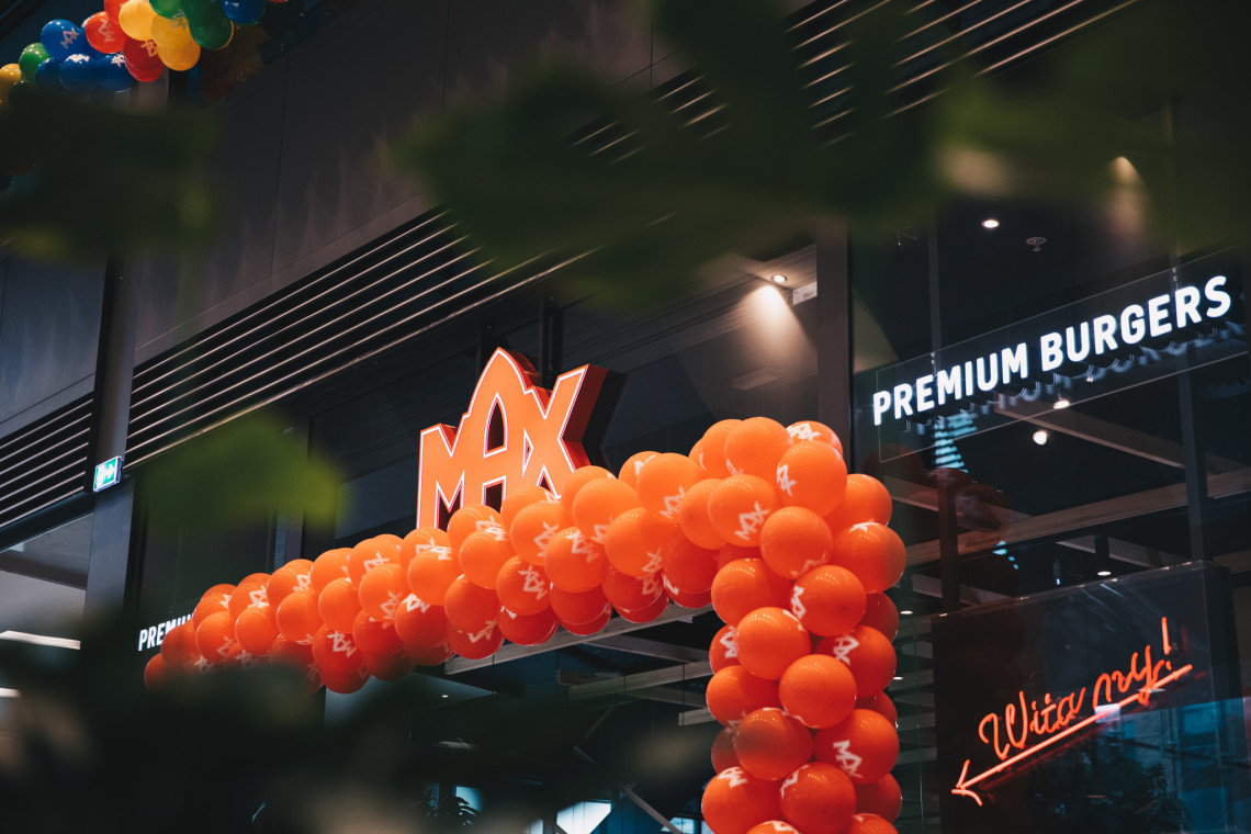 fot. mat. prasowe MAX Premium Burgers wkrótce w Złotych Tarasach!
