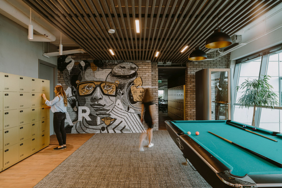 fot. mat. Pion Studio Zaglądamy do nowego biura firmy Microsoft w Warszawie. To projekt Trzop Architekci