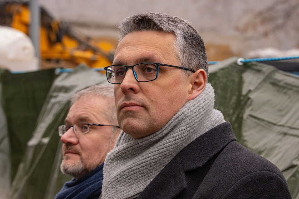 dyr. naczelny J. Kraszewski fot. P.Sudara Kolejny etap budowy najnowocześniejszego szpitala na Pomorzu zakończony