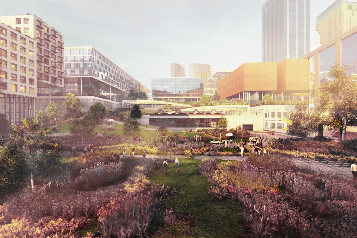 Towarowa 22 fot. mat. BIG Bjarke Ingels Group: Towarowa 22 wyznaczy nowy standard ekologicznego budownictwa