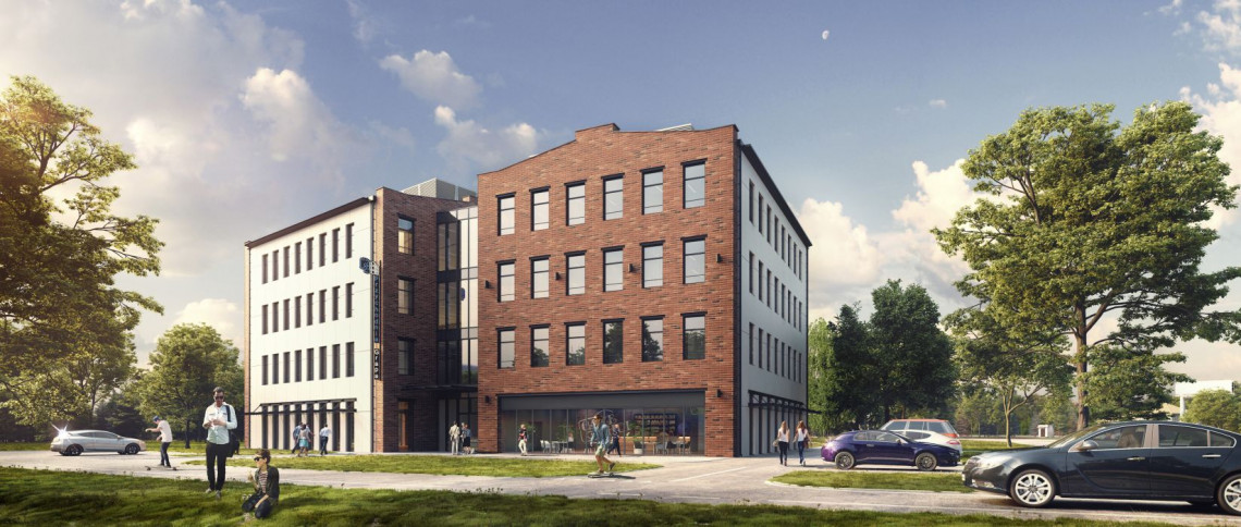 Kompleks Faktoria w Konstancinie–Jeziornie. Fot. Materiały prasowe Nowy obiekt mixed-use pod Warszawą